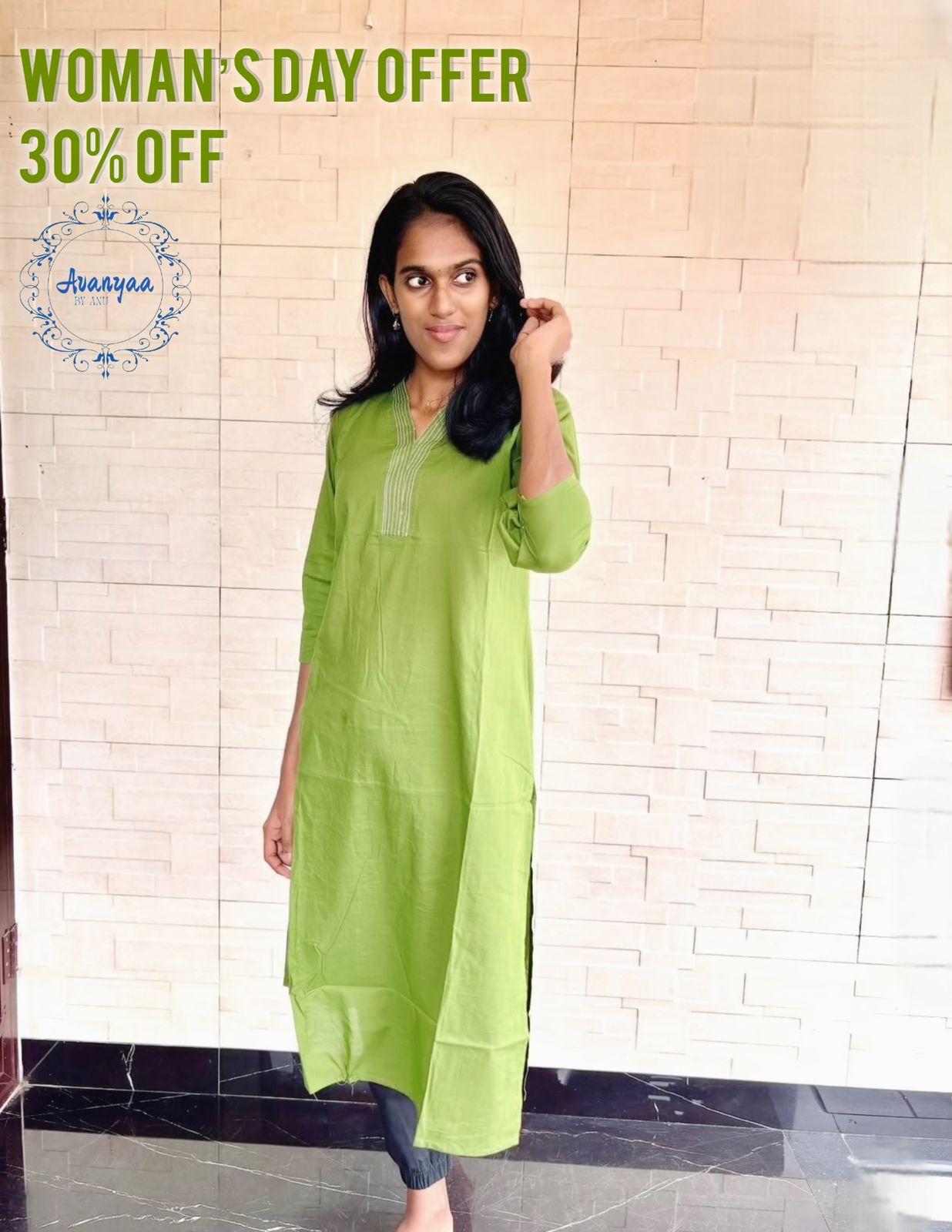 Pure cotton slit top