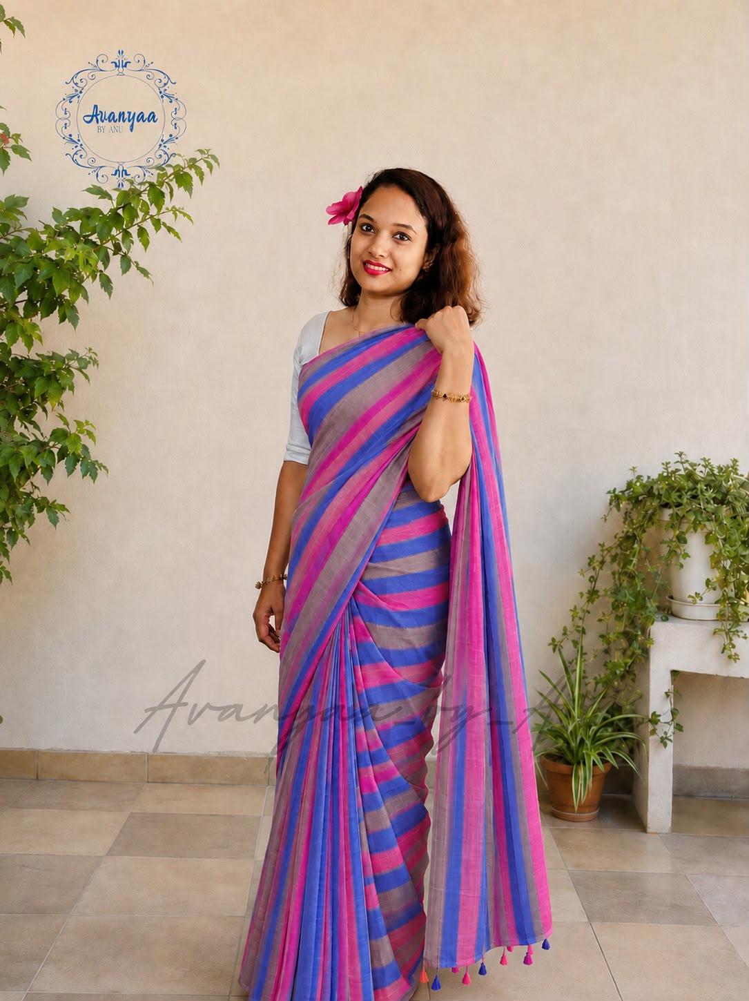 RAINBOW MUL COTTON SAREE